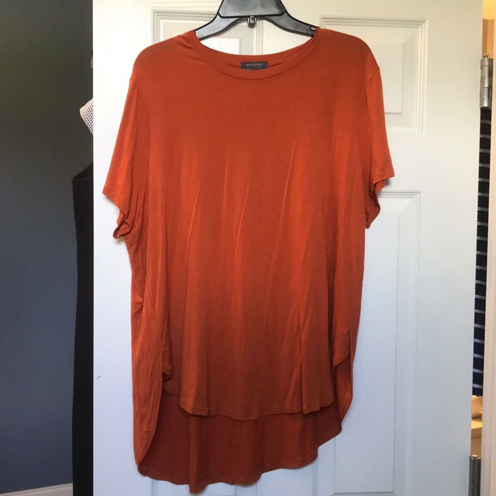 Orange Madison top